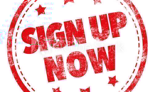 sign up
